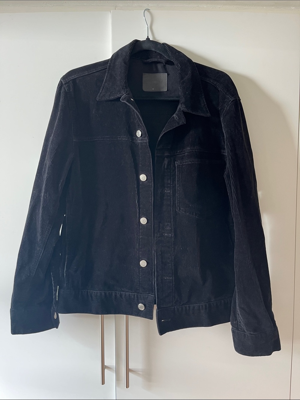 ASOS Black Corduroy Jean Jacket